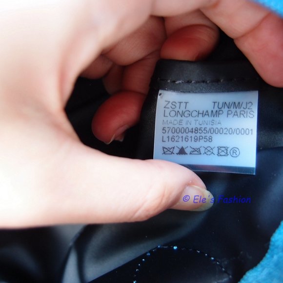 ❤️ NWT LONGCHAMP Le Pliage Type S Club Small Short Handle Tote Thunderstorm Blue - Picture 12 of 14